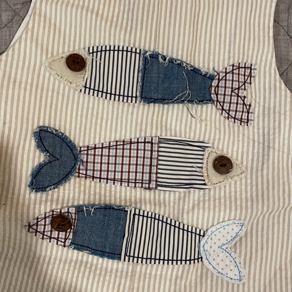 Banana Split Kids Jon Jon with Patchwork Fish - Picture 2 of 2